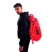 Sanyo Wolf Ensemble de raquettes de padel rouge  Offre - Pas cher
