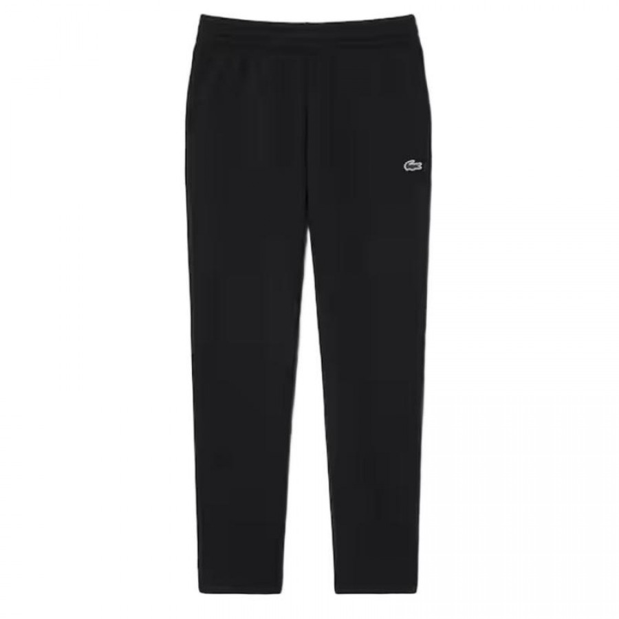Calça elástica esportiva Lacoste preta