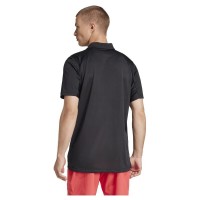 Polo Preto Branco do Adidas Club