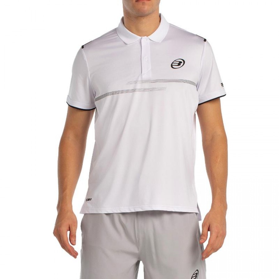 Polo blanc Bullpadel Menkar