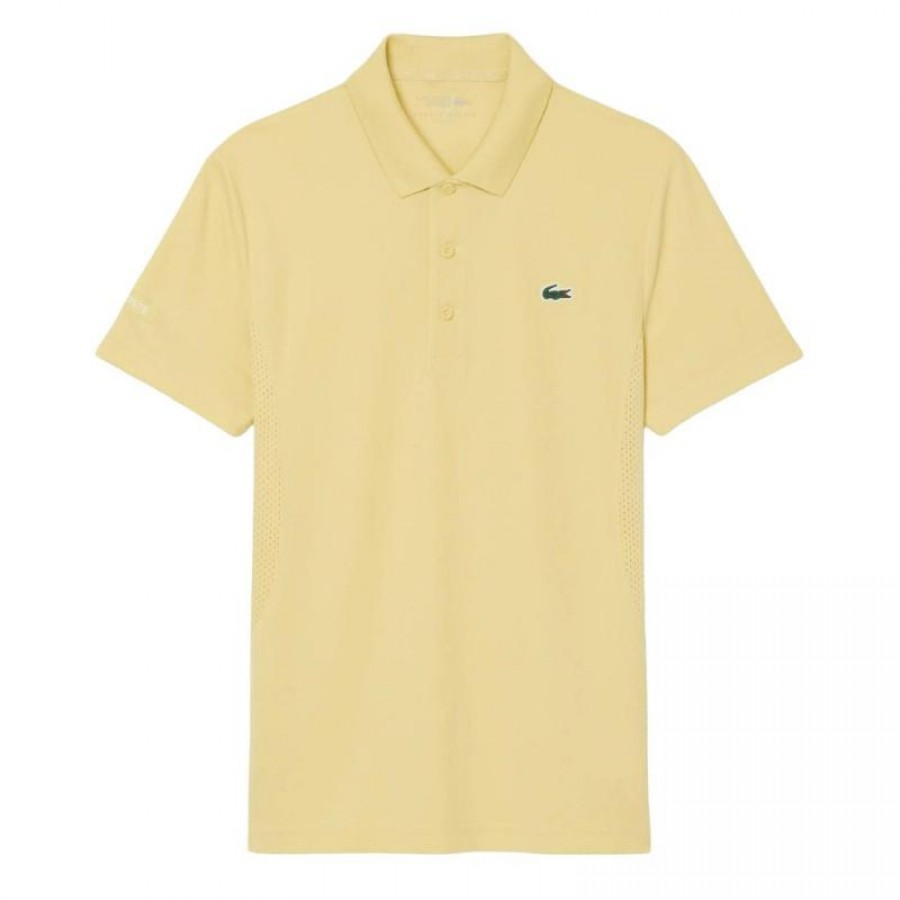 Lacoste Novak Djokovic Polo Amarelo de Tênis