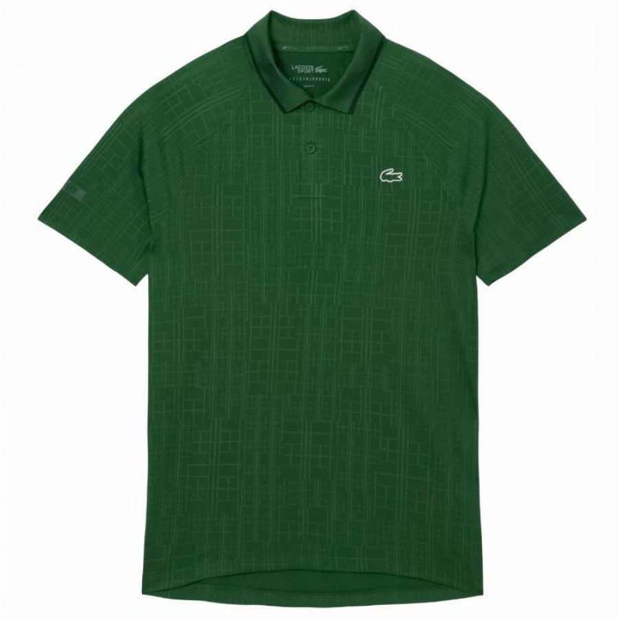 Polo Lacoste Novak Djokovic Ultra Dry Vert Foncé