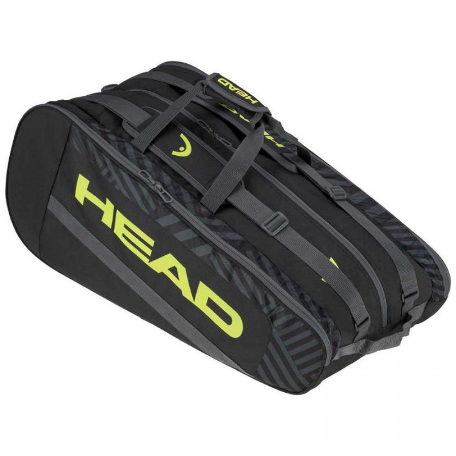 Head Base L Racket Bag Black Green