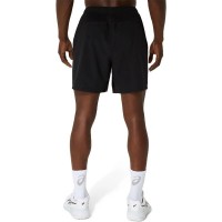 Short Asics Court 7IN Negro Blanco  Offre - Pas cher