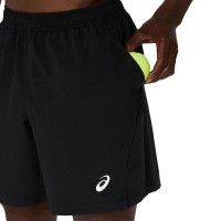Short Asics Court 7IN Negro Blanco  Offre - Pas cher