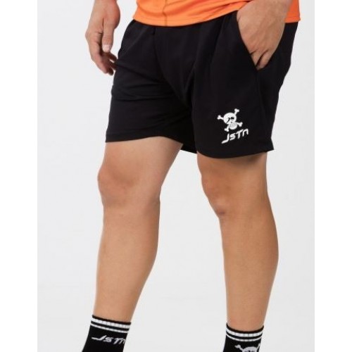 Short Just Ten Krop Negro Logo Blanco