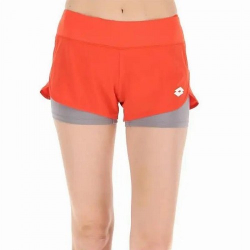 Short Lotto Top Rojo Mujer