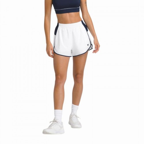 Short Wilson Division Blanco Brillante Mujer