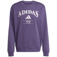 Sweat-shirt violet Adidas Heritage Graphic  Offre - Pas cher