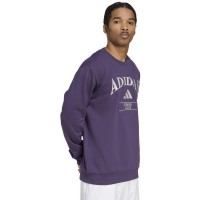 Sweat-shirt violet Adidas Heritage Graphic  Offre - Pas cher