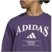 Sweat-shirt violet Adidas Heritage Graphic  Offre - Pas cher