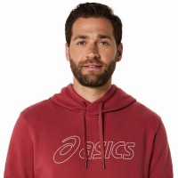 Asics Logo Sweat-shirt en bouleau rouge  Offre - Pas cher