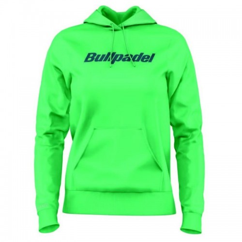 Sudadera Bullpadel Binea Verde Fluor