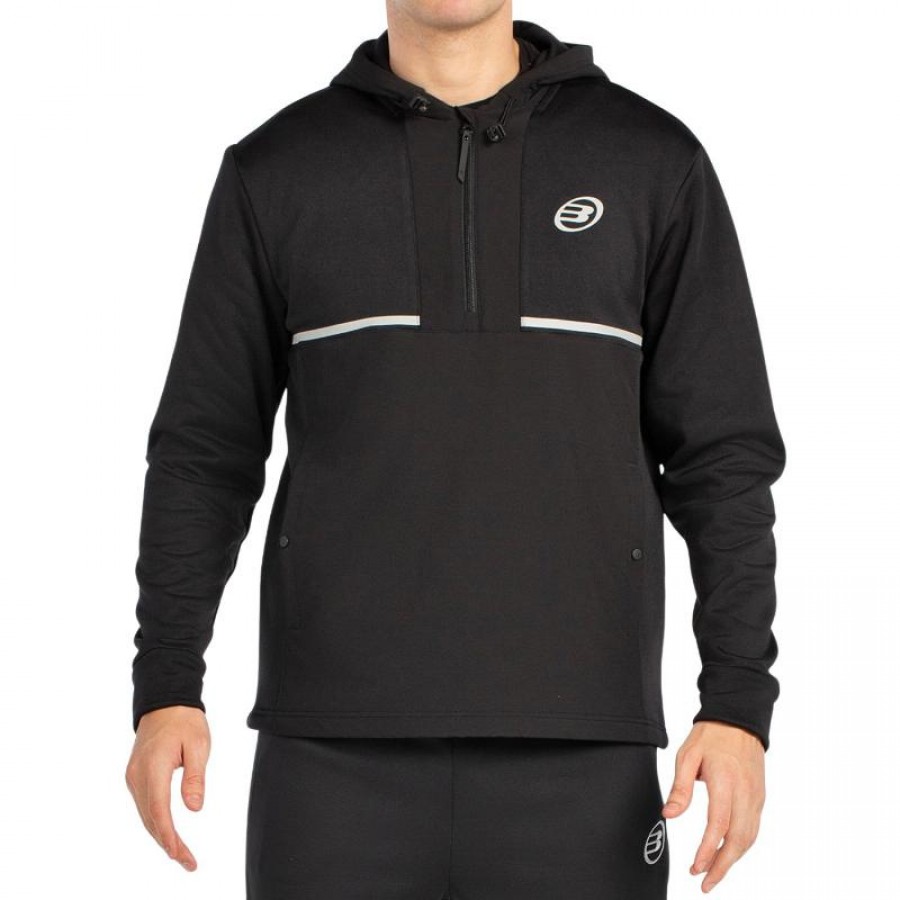 Sudadera Bullpadel Buzas Negro  Oferta + Barato
