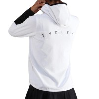 Sweat-shirt Endless Breath Line Blanc Noir