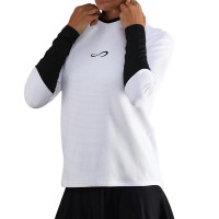 Sweat-shirt Endless Breath Line Blanc Noir
