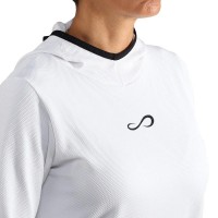 Sweat-shirt Endless Breath Line Blanc Noir