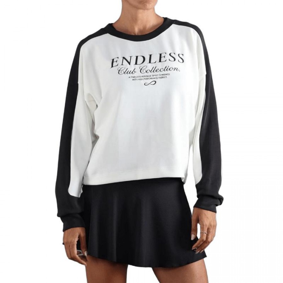 Sweat-shirt blanc Endless Club Collection