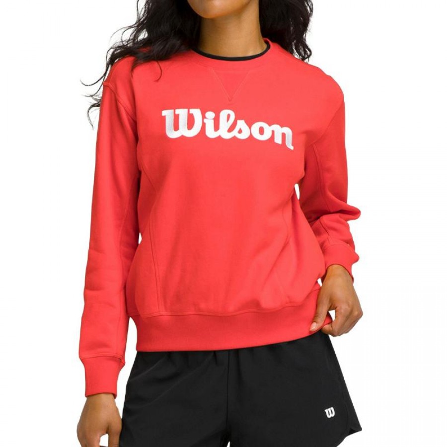 Wilson Team Crew Red Women''s Sweatshirt