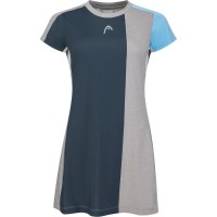 Robe Head Tech Gris Bleu Marine