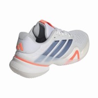 Zapatillas Adidas Barricade 14 Blanco Azul Naranja Mujer