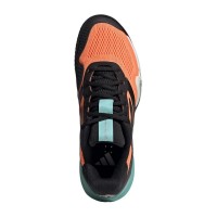 Zapatillas Adidas Barricade 14 Naranja Negro Aqua