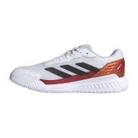 Zapatillas Adidas Courtquick Padel Blanco Rojo Cobre