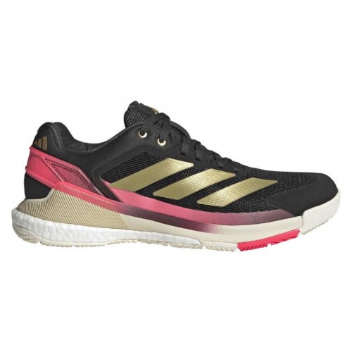 Adidas Crazyquick Boost Padel Black Gold Rose Sneakers