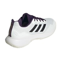Zapatillas Adidas GameCourt 2 Blanco Purpura Aurora  Oferta + Barato