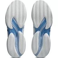 Zapatillas Asics Court FF 3 Novak Clay Blanco Azul Tuna  Oferta + Barato