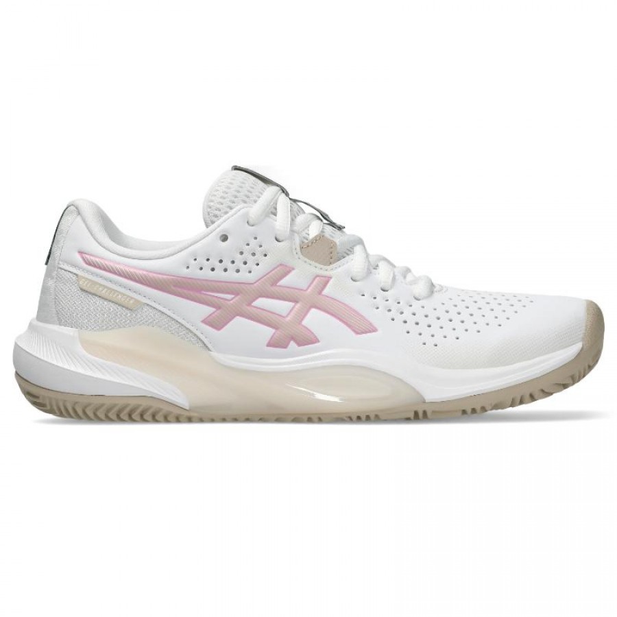 Tênis femininos Asics Gel Challenger 15 Padel White Bubblegum Pink