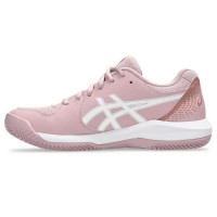 Tênis femininos brancos Clay Gel Dedicate 8 Clay Pink Morganite