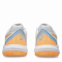 Asics Gel Dedicate 8 Padel White Orange Women''s Sneakers  Offer + Cheap