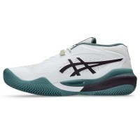 Tênis Asics Gel Resolution X Clay Dark Garnet White