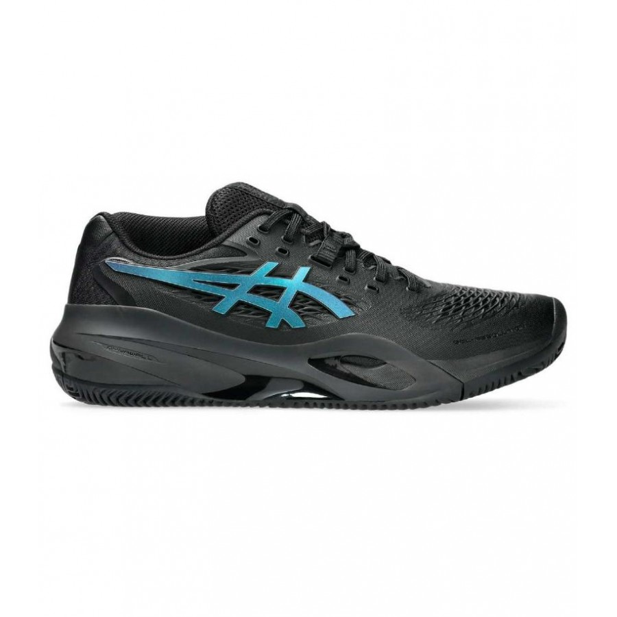 Zapatillas Asics Gel Resolution X Clay Negro Azul  Oferta + Barato