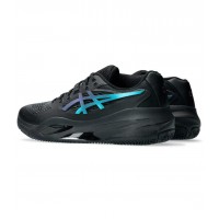 Zapatillas Asics Gel Resolution X Clay Negro Azul  Oferta + Barato