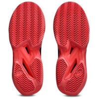 Zapatillas Asics Solution Speed FF 4 Clay Negro Rojo Mujer