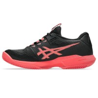 Zapatillas Asics Solution Speed FF 4 Clay Negro Rojo Mujer