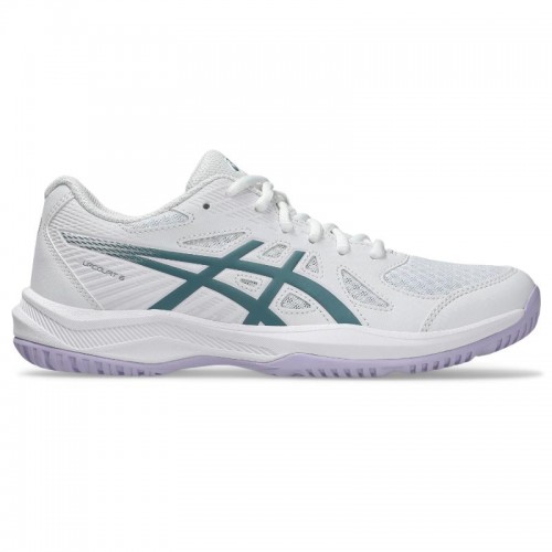 Asics Upcourt 6 baskets blanches-vertes pour femmes