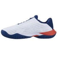 Babolat Propulse Fury 3 White Blue Red Sneakers  Offer + Cheap