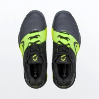 Zapatillas Head Revolt Pro 4.0 Clay Negro Amarillo