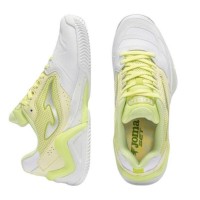 Tênis femininos Joma Set 2611 Branco Amarelo