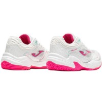 Joma Slam 2602 Baskets Junior Blanches Rose