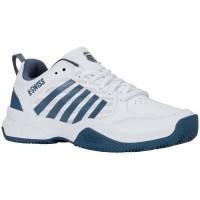 Zapatillas Kswiss Court Express 2 Clay Blanco Azul