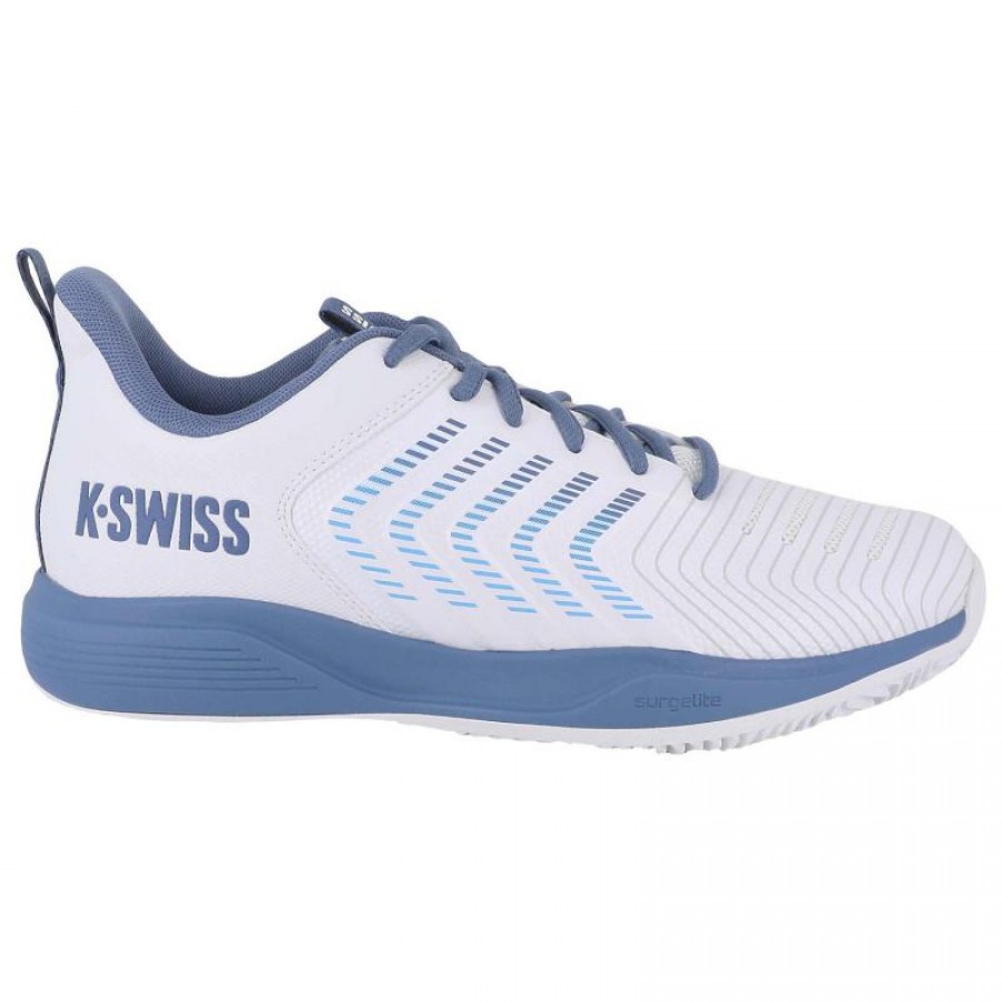 Zapatillas Kswiss Ultrashot Light Clay Blanco Azul
