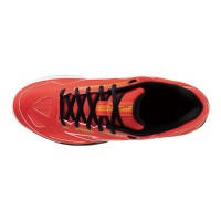 Chaussures Mizuno Break Shot 4 CC Rouge Blanc Noir  Offre - Pas cher