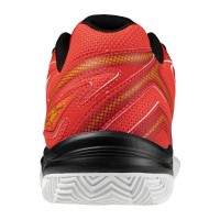 Chaussures Mizuno Break Shot 4 CC Rouge Blanc Noir  Offre - Pas cher