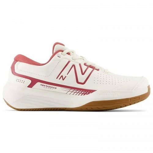 New Balance 696V5 Blanc Rose Baskets Femme